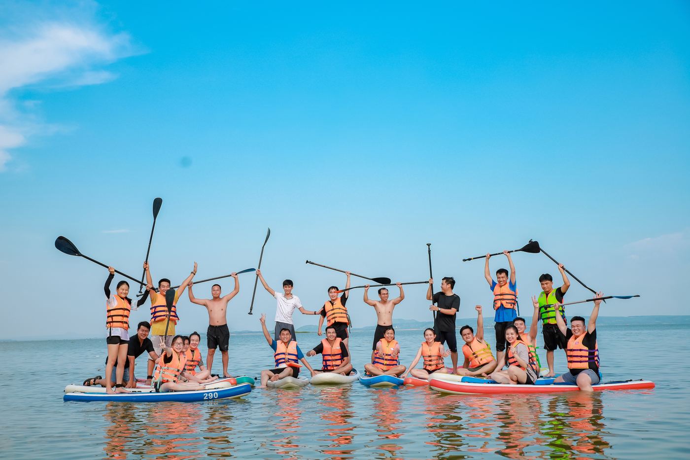 Team outing on the water